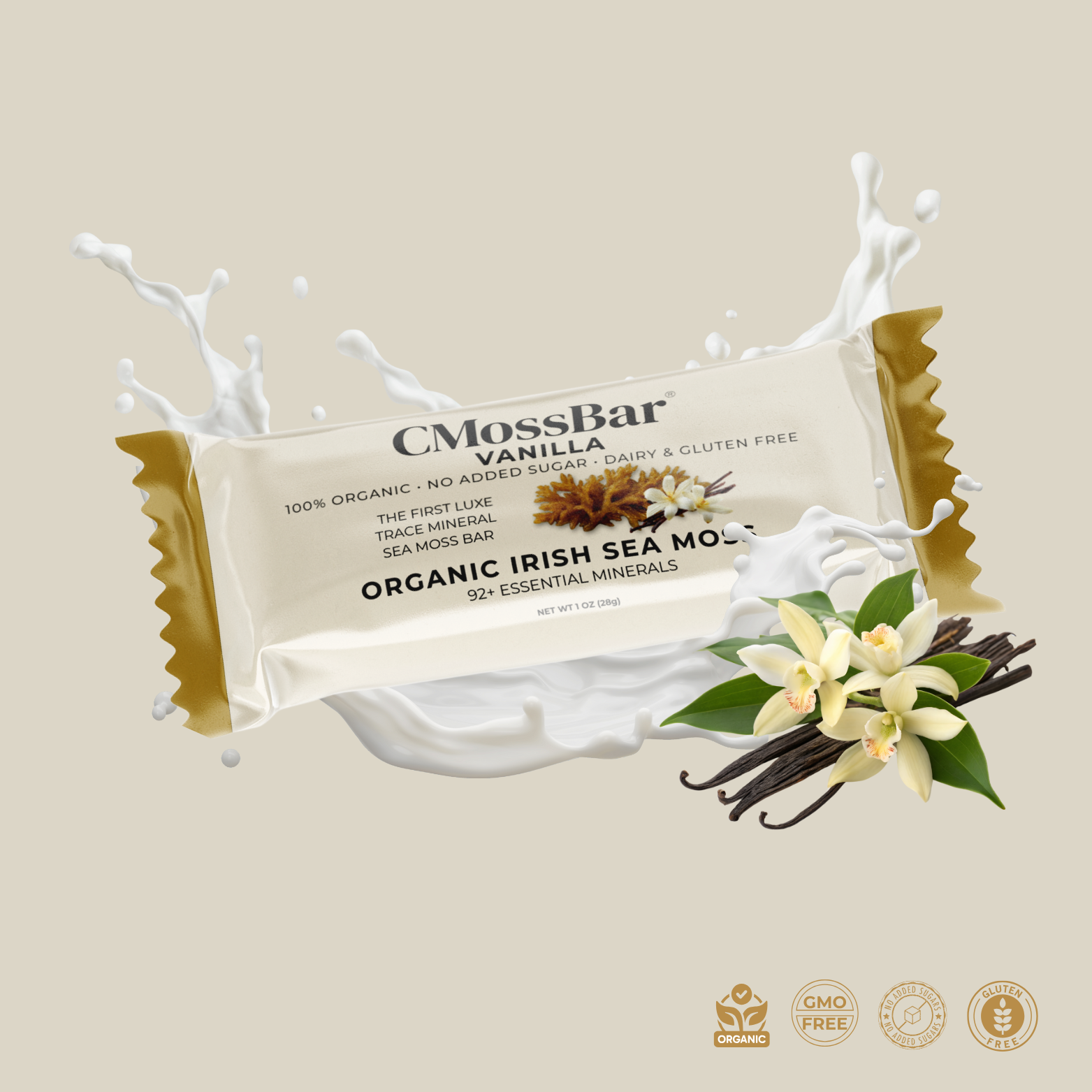 Madagascar Vanilla Sea Moss Bar
