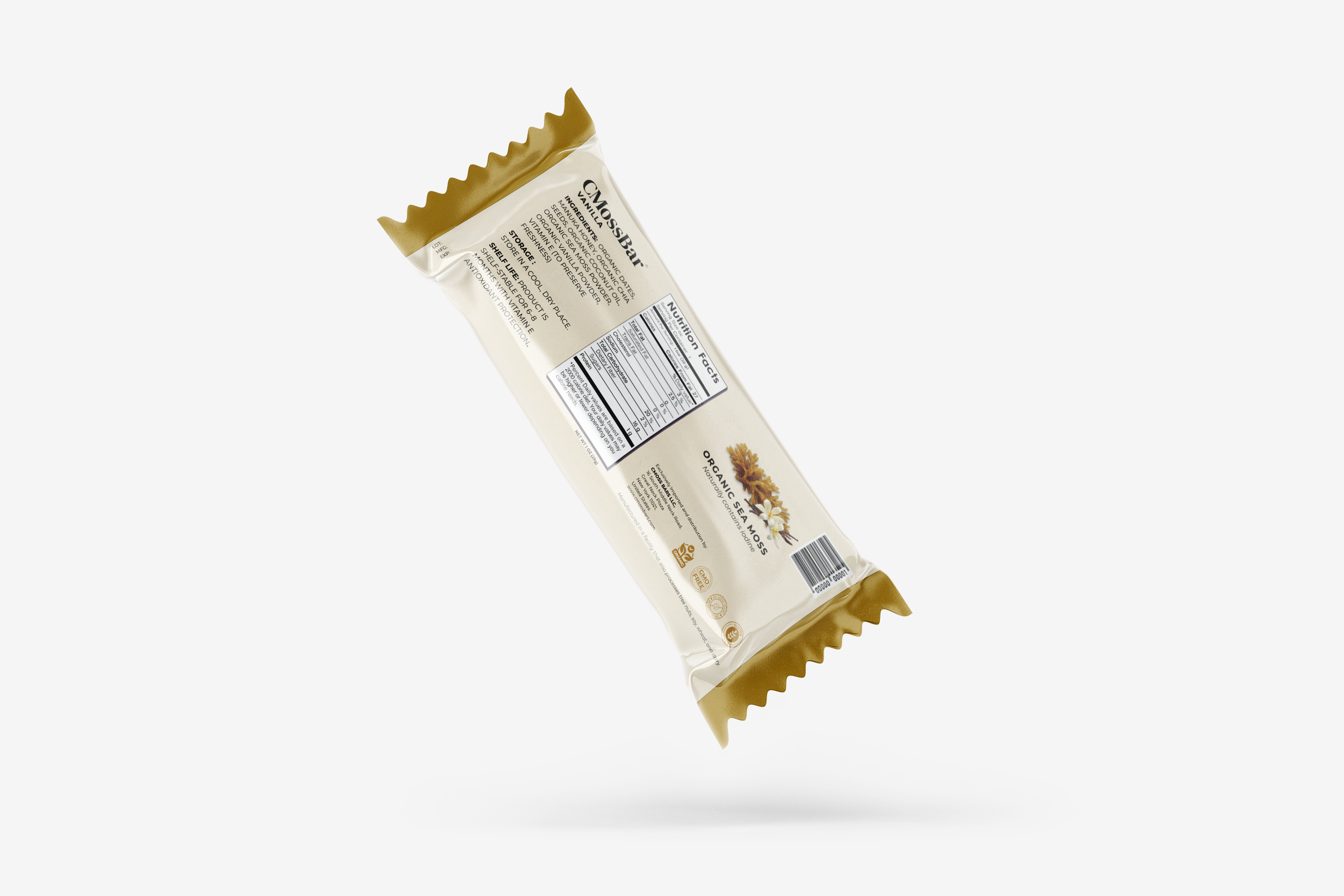 Madagascar Vanilla Sea Moss Bar